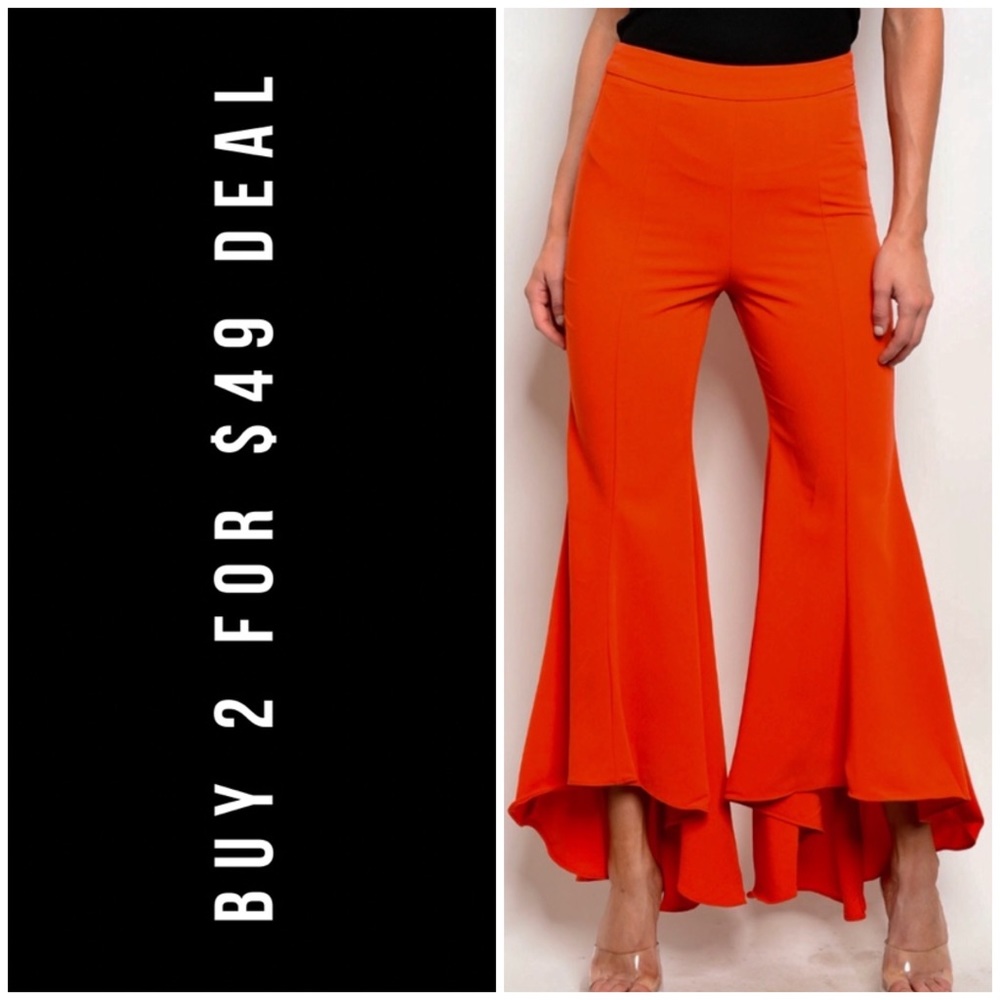 ☀️LAST3️⃣//HOT RED BELL PANTS